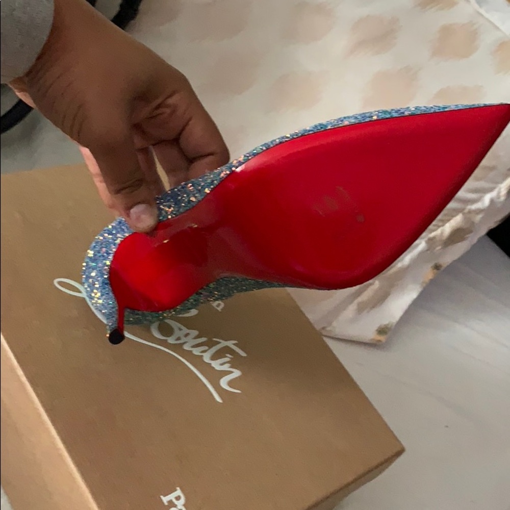 Christian Louboutin SO Kate 120 Glitter Dragonfly - Picture 4 of 4